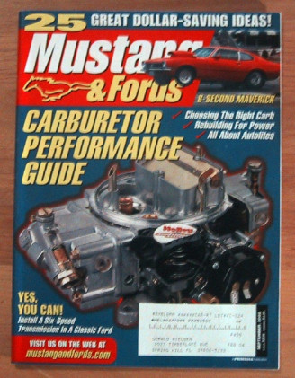 MUSTANG & FORDS 2002 SEPT - GT350, PLUM 302, BOSS '9